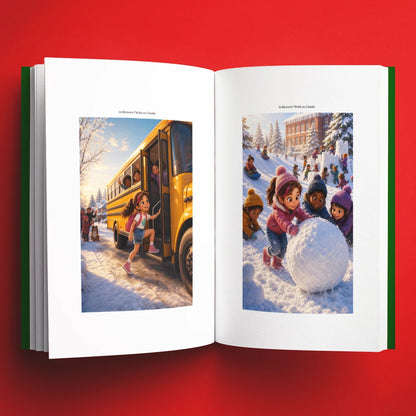 Illustrations du livre pour enfants Je découvre l'école au Canada (6-12 ans)