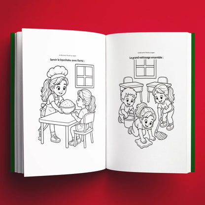 Coloriages du livre pour enfants Je découvre l'école au Japon (6-12 ans)