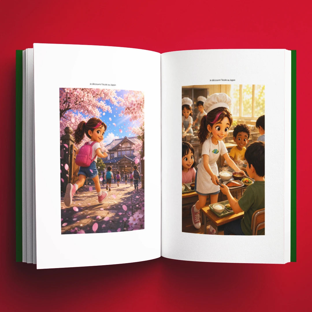 Illustrations du livre pour enfants Je découvre l'école au Japon (6-12 ans)