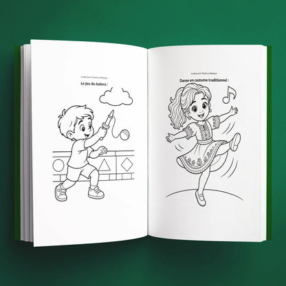 Coloriages du livre pour enfants Je découvre l'école au Mexique (6-12 ans)