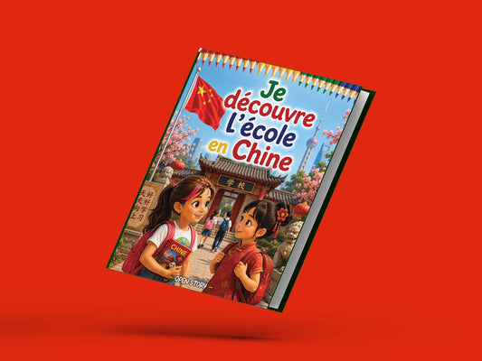Couverture du livre pour enfants Je découvre l'école en Chine (6-12 ans)