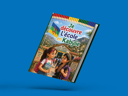 Couverture du livre pour enfants Je découvre l'école en Kabylie (6-12 ans)