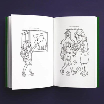 Coloriages du livre pour enfants Je découvre l'école en Thaïlande (6-12 ans)