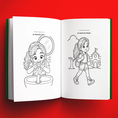 Coloriages du livre pour enfants Je découvre l'école en Tunisie (6-12 ans)
