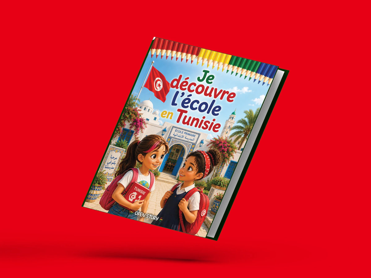 Couverture du livre pour enfants Je découvre l'école en Tunisie (6-12 ans)