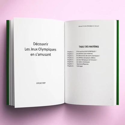 Extrait des chapitres du livre pour enfants Découvrir les Jeux Olympiques en s'amusant (6-12 ans)