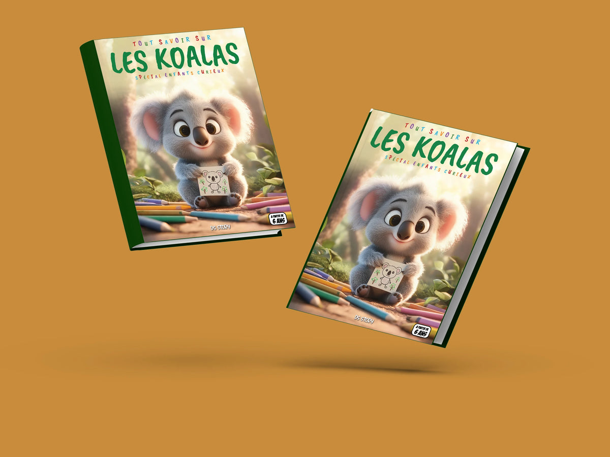 Couverture du livre pour enfants Tout savoir sur les koalas (6-12 ans)