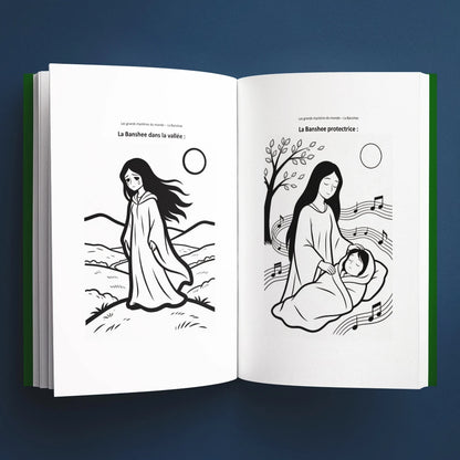 Coloriages du livre pour enfants La Banshee : la vraie histoire derrière le mystère (6-12 ans)
