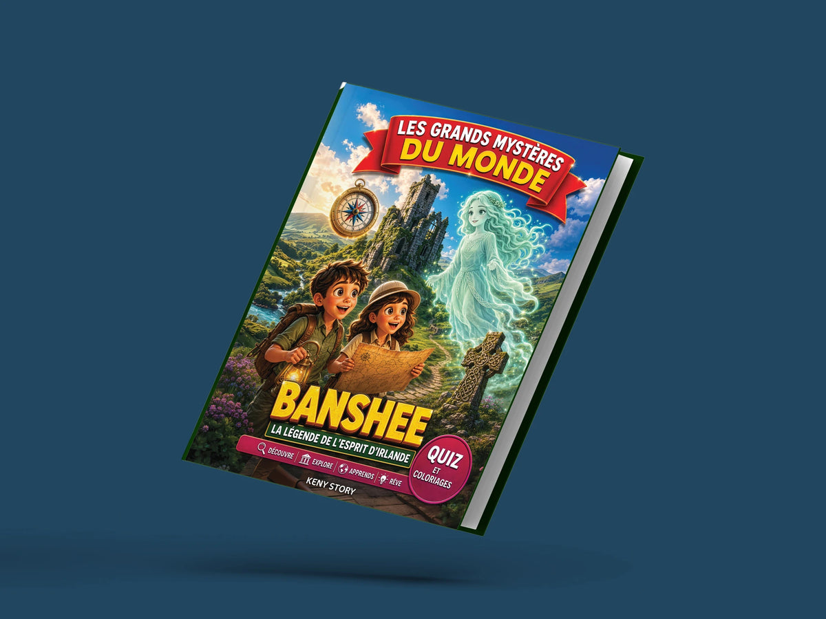Couverture du livre pour enfants La Banshee : la vraie histoire derrière le mystère (6-12 ans)