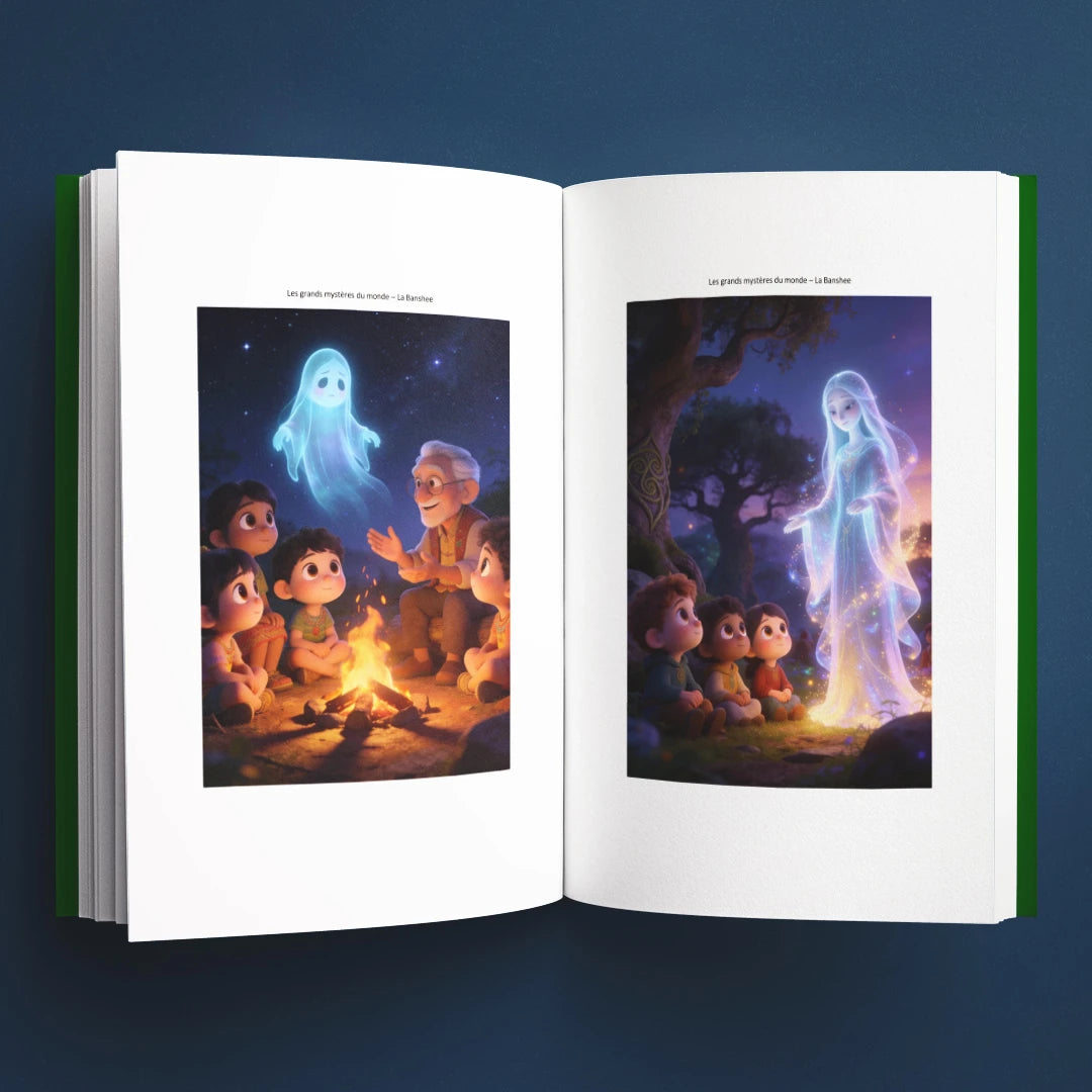 Illustrations du livre pour enfants La Banshee : la vraie histoire derrière le mystère (6-12 ans)