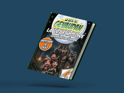 Couverture du livre pour enfants La Bête du Gévaudan : la vraie histoire derrière la légende (6-12 ans)