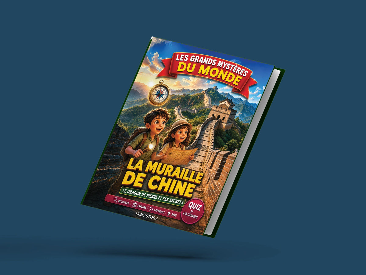 Couverture du livre pour enfants La muraille de Chine : la vraie histoire derrière le mystère (6-12 ans)