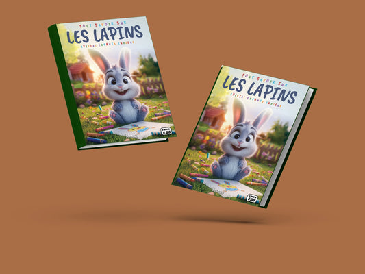 Couverture du livre pour enfants Tout savoir sur les lapins (6-12 ans)