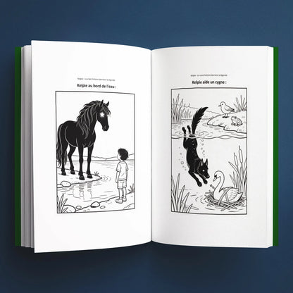 Coloriages du livre pour enfants Le Kelpie : la vraie histoire derrière le mystère (6-12 ans)