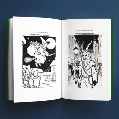 Coloriages du livre pour enfants Le Krampus : la vraie histoire derrière la légende (6-12 ans)