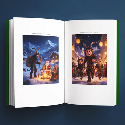 Illustrations du livre pour enfants Le Krampus : la vraie histoire derrière la légende (6-12 ans)