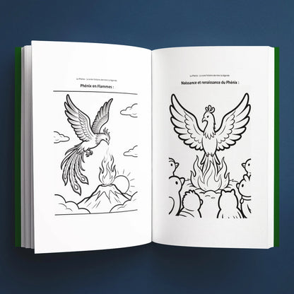 Coloriages du livre pour enfants Le phénix : la vraie histoire derrière la légende (6-12 ans)