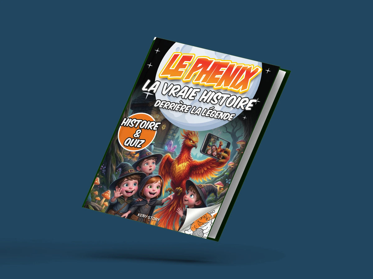 Couverture du livre pour enfants Le phénix : la vraie histoire derrière la légende (6-12 ans)