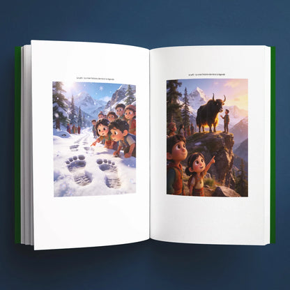 Illustrations du livre pour enfants Le Yéti : la vraie histoire derrière la légende (6-12 ans)