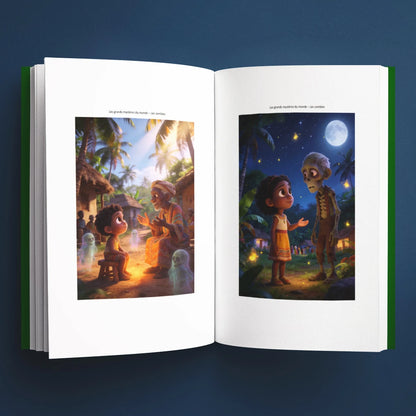 Illustrations du livre pour enfants Les zombies : la vraie histoire derrière le mystère (6-12 ans)