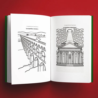 Coloriages du livre pour enfants L'incroyable histoire de l'Empire romain (7-12 ans)