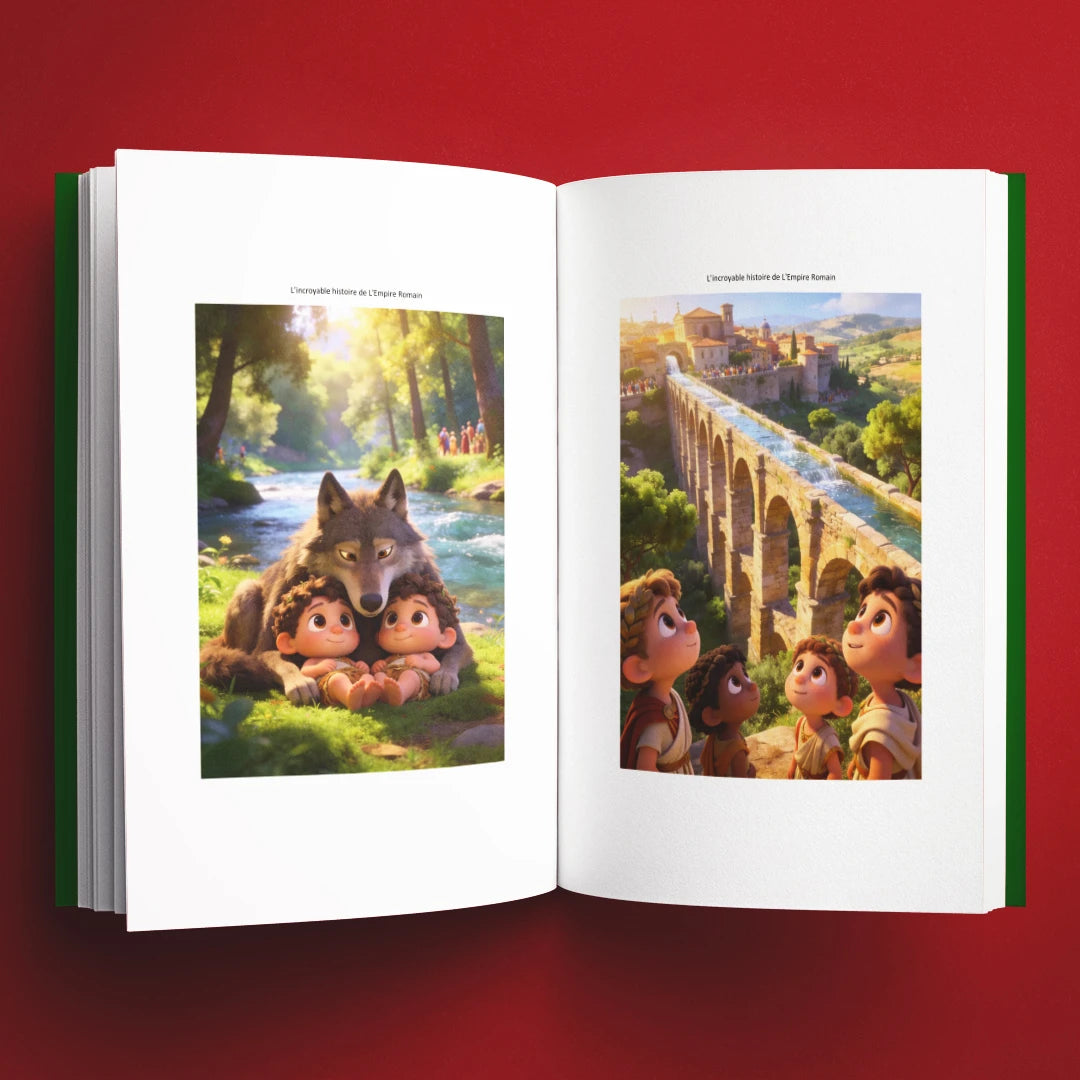 Illustrations du livre pour enfants L'incroyable histoire de l'Empire romain (7-12 ans)