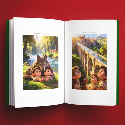Illustrations du livre pour enfants L'incroyable histoire de l'Empire romain (7-12 ans)