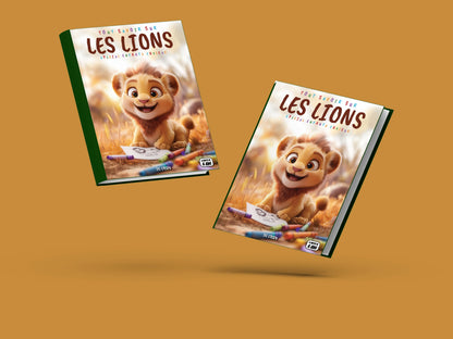 Couverture du livre pour enfants Tout savoir sur les lions (6-12 ans)