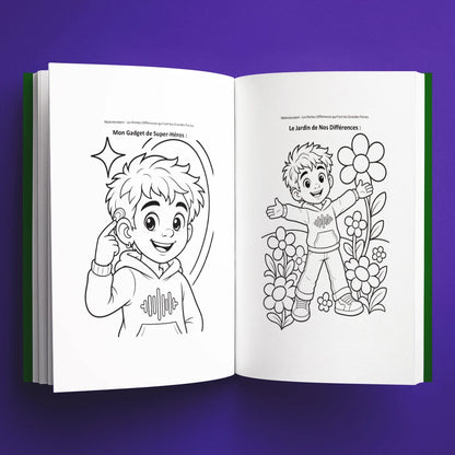 Coloriages du livre pour enfants Malentendant : les petites différences qui font les grandes forces (6-12 ans)