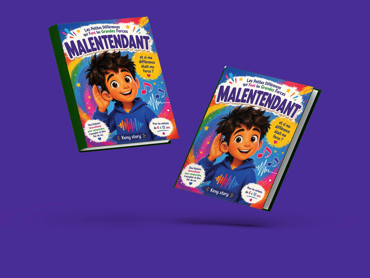 Couverture du livre pour enfants Malentendant : les petites différences qui font les grandes forces (6-12 ans)