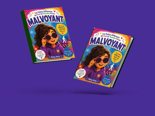 Couverture du livre pour enfants Malvoyant : les petites différences qui font les grandes forces (6-12 ans)
