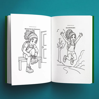 Coloriages du livre pour enfants Ma maman fait du trail (3-8 ans)
