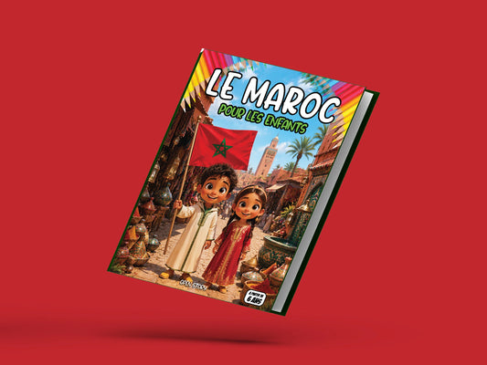 Couverture du livre pour enfants Le Maroc pour les enfants (6-12 ans)