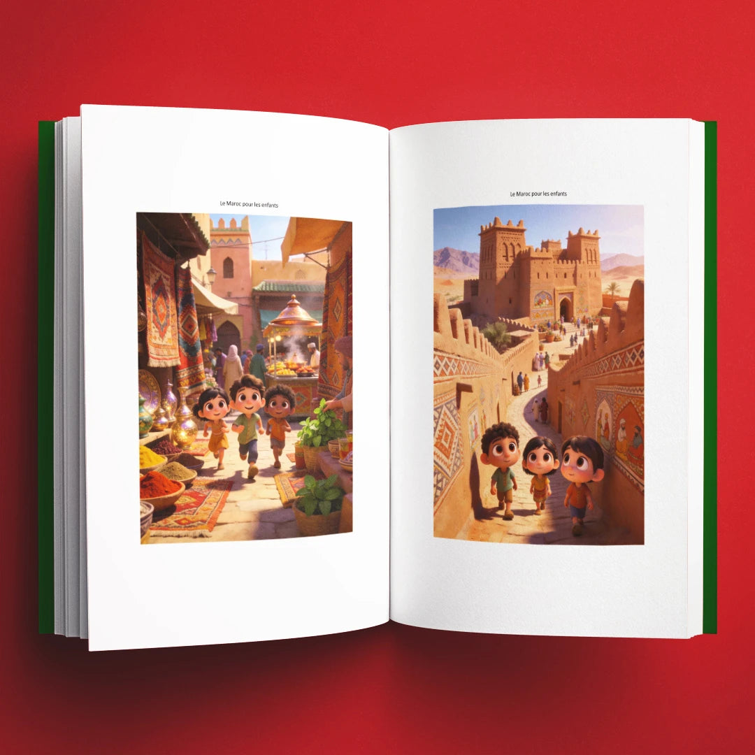 Illustrations du livre pour enfants Le Maroc pour les enfants (6-12 ans)