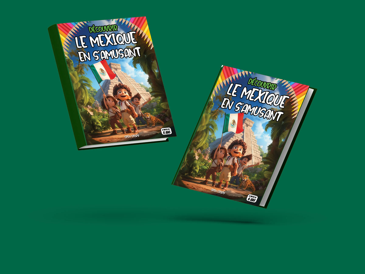 Couverture du livre pour enfants Découvrir le Mexique en s'amusant (6-12 ans)