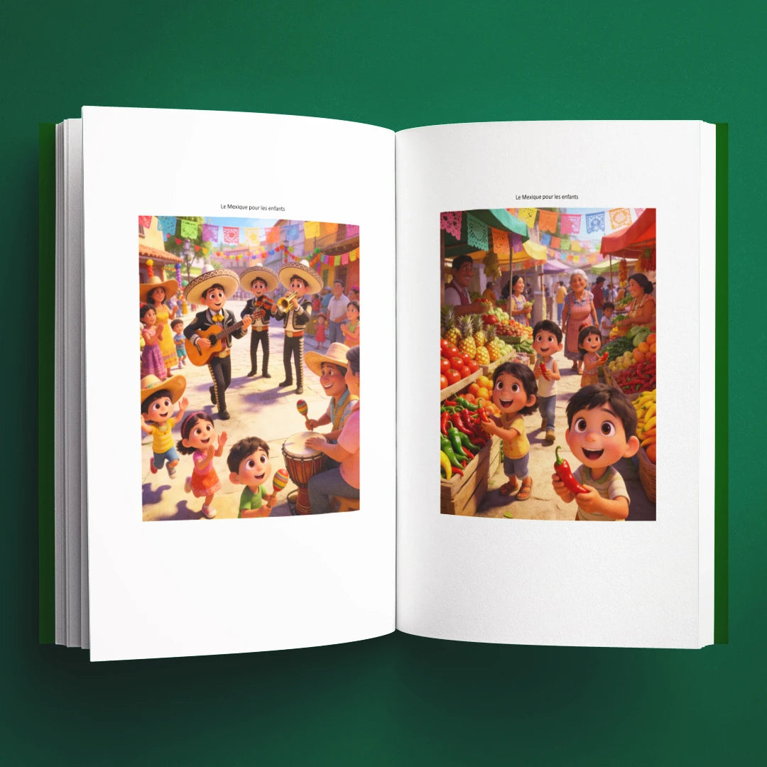 Illustrations du livre pour enfants Le Mexique pour les enfants (6-12 ans)