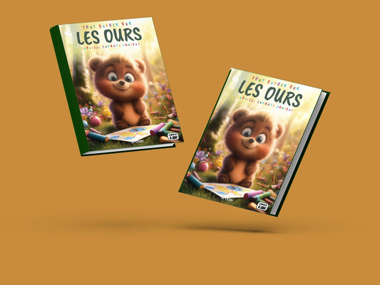 Couverture du livre pour enfants Tout savoir sur les ours (6-12 ans)