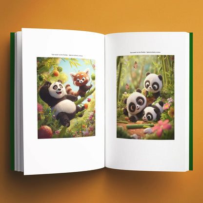 Illustrations du livre pour enfants Tout savoir sur les pandas (6-12 ans)
