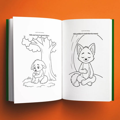 Coloriages du livre pour enfants Le petit renard colérique (3-8 ans)