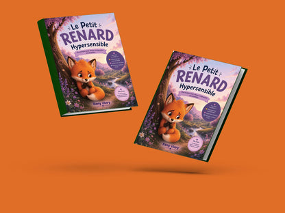 Couverture du livre pour enfants Le petit renard hypersensible (3-8 ans)