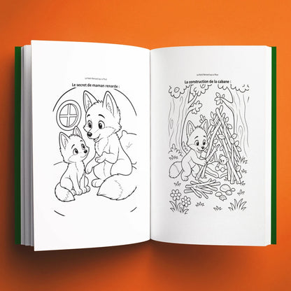 Coloriages du livre pour enfants Le petit renard qui a peur (3-8 ans)