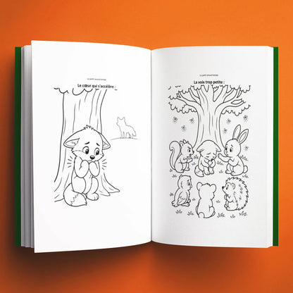Coloriages du livre pour enfants Le petit renard timide (3-8 ans)