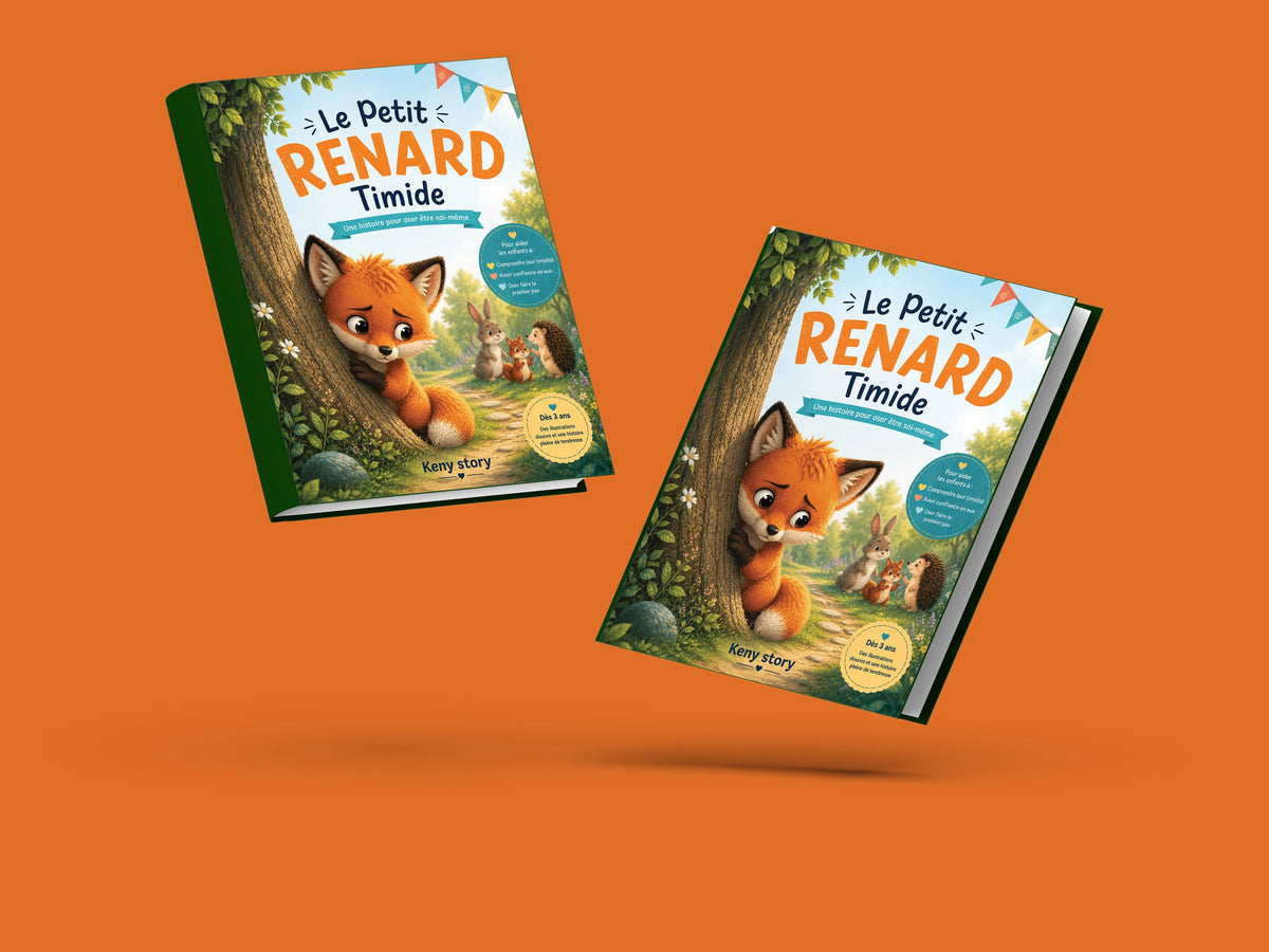 Couverture du livre pour enfants Le petit renard timide (3-8 ans)