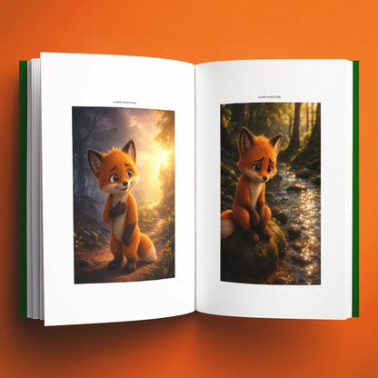 Illustrations du livre pour enfants Le petit renard triste (3-8 ans)