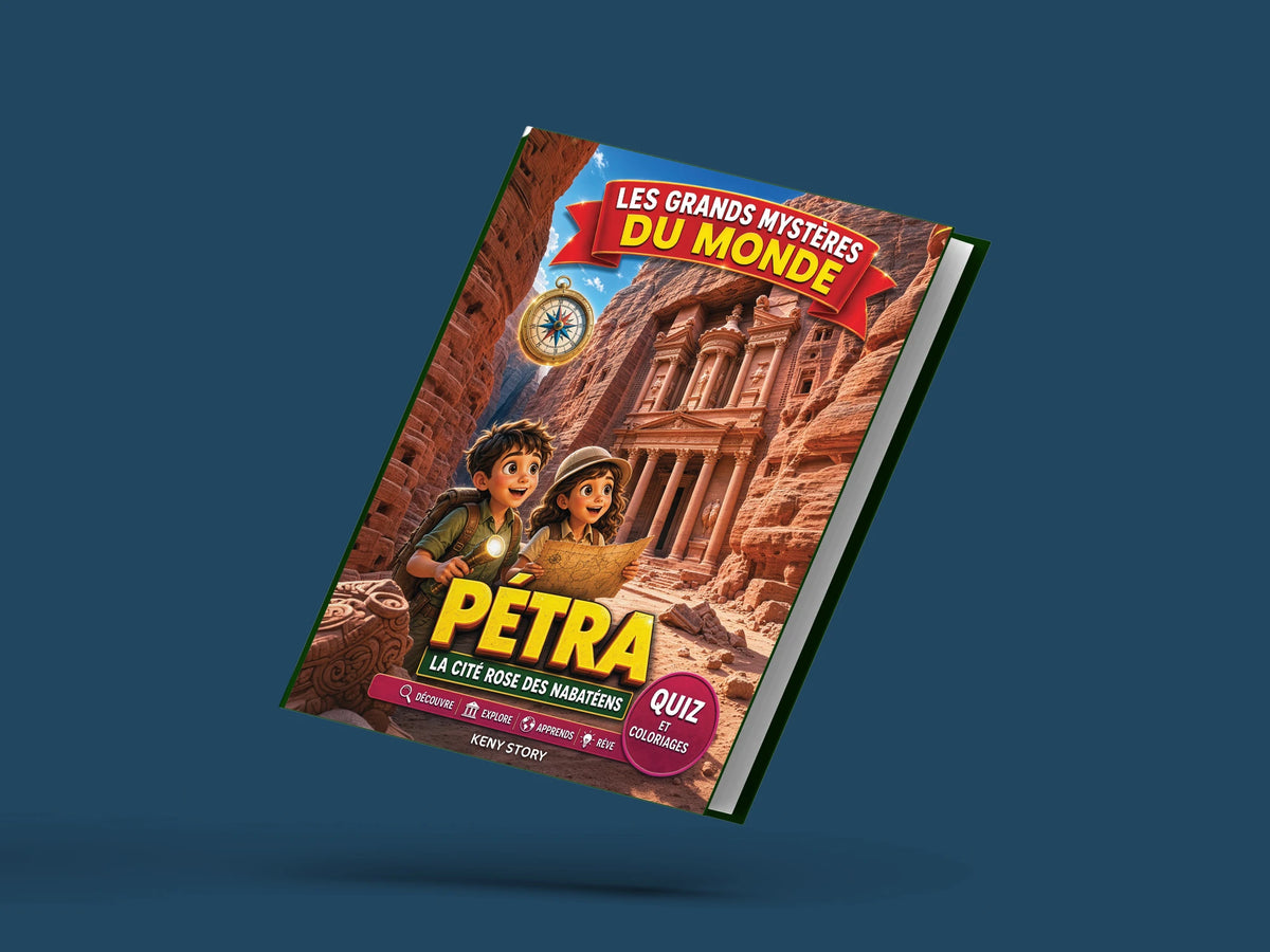 Couverture du livre pour enfants Pétra : la vraie histoire derrière le mystère (6-12 ans)