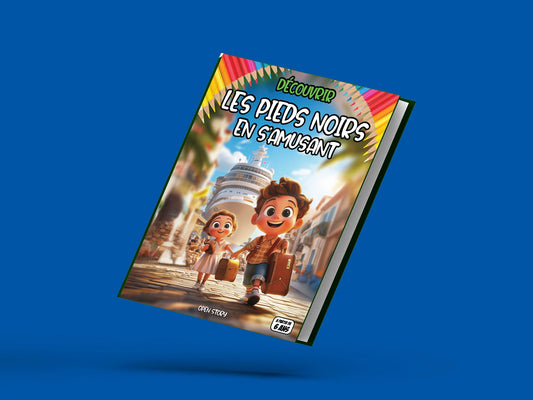 Couverture du livre pour enfants Découvrir les Pieds-noirs en s'amusant (6-12 ans)