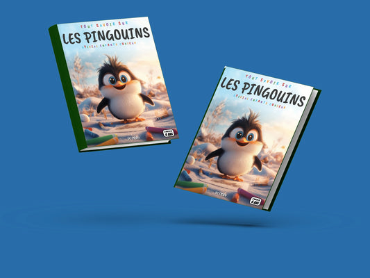 Couverture du livre pour enfants Tout savoir sur les pingouins (6-12 ans)