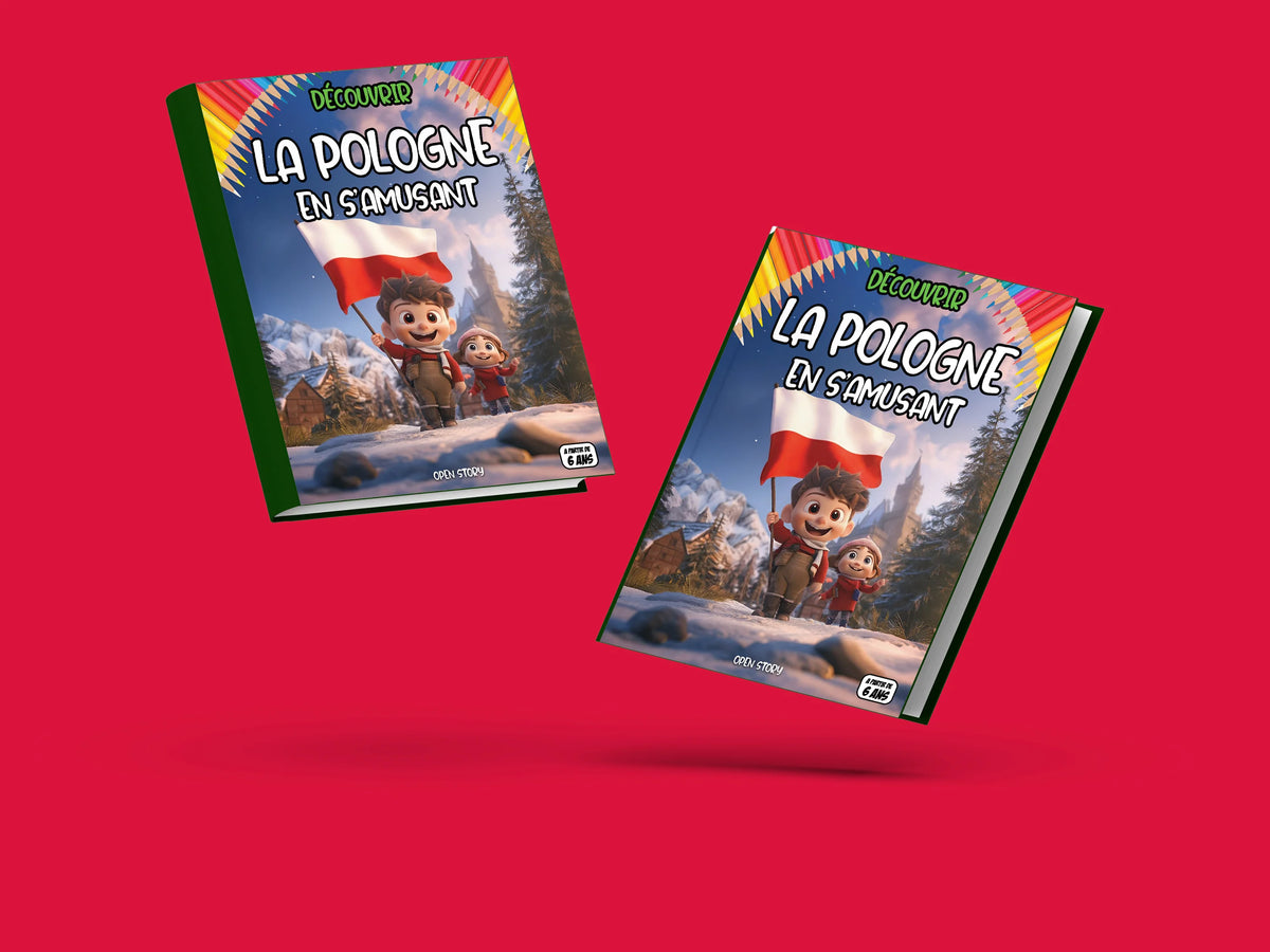 Couverture du livre pour enfants Découvrir la Pologne en s'amusant (6-12 ans)