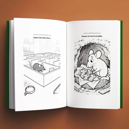 Coloriages du livre pour enfants Tout savoir sur les rats (6-12 ans)