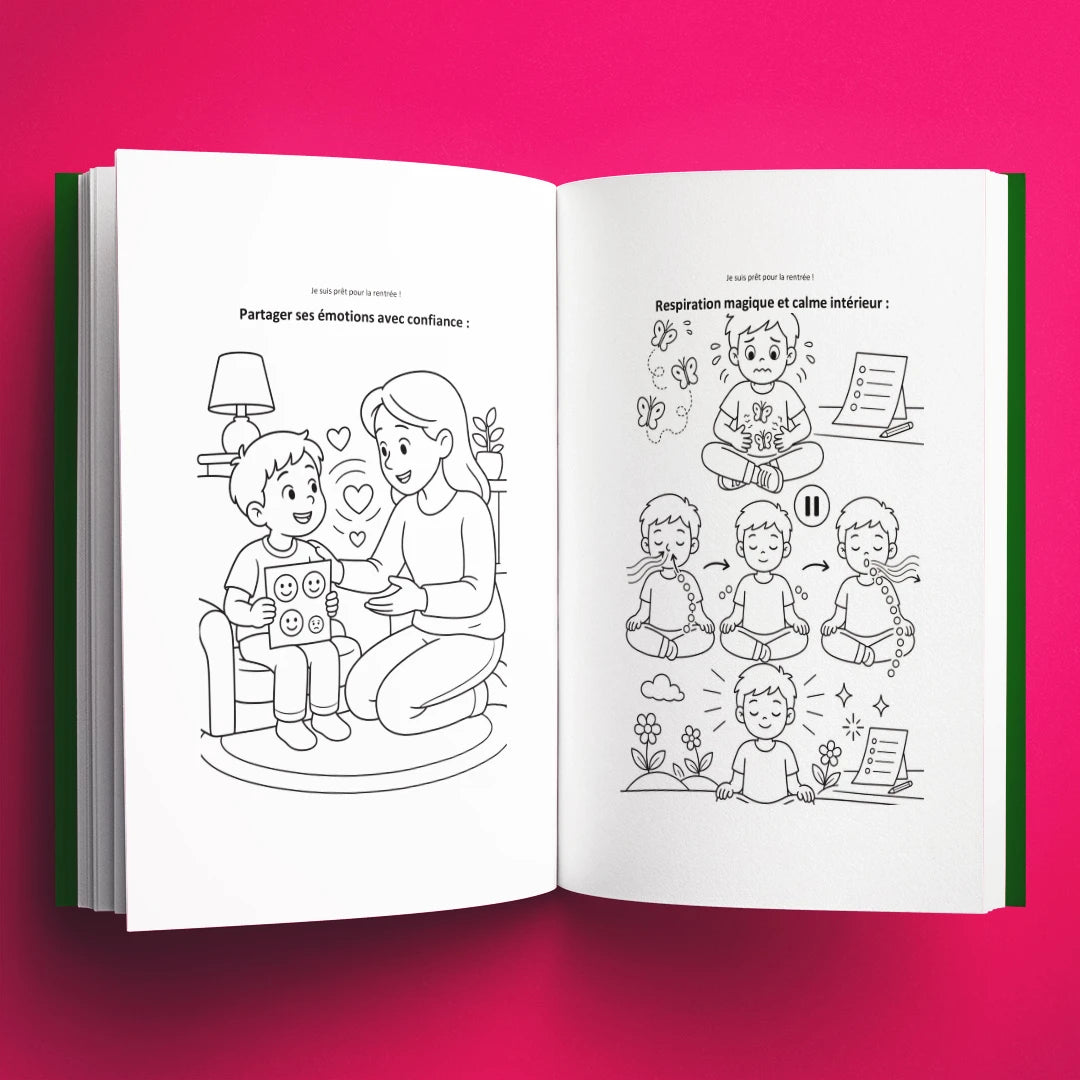 Coloriages du livre pour enfants Je suis prêt pour la rentrée ! (6-12 ans)